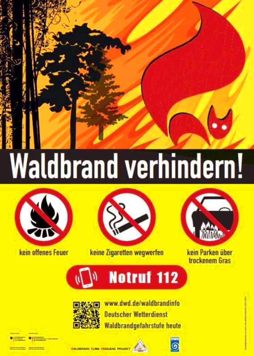 LFV Hessen e.V. Waldbrandwarnung 2024