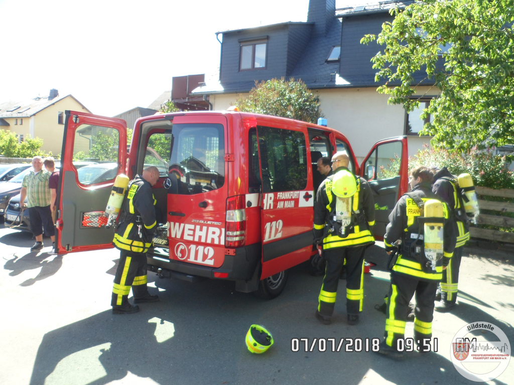 Kreisfeuerwehrverband Frankfurt am Main e.V. – Mitglieder der Freiwilligen  Feuerwehr Hausen bringen körperliche und mentale Fitness auf die Straße