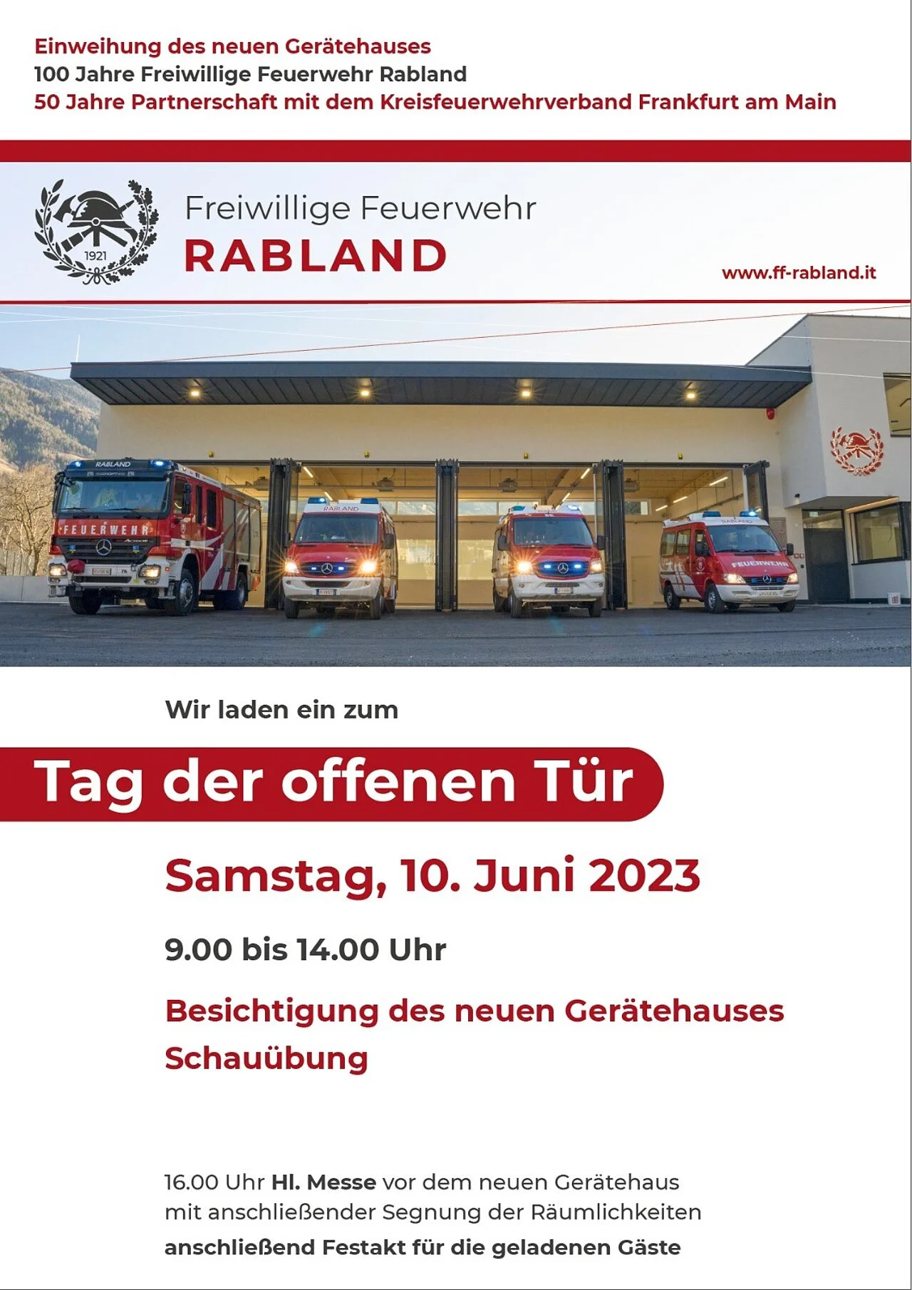Partnerfeuerwehr FF Rabland Tirol 2023