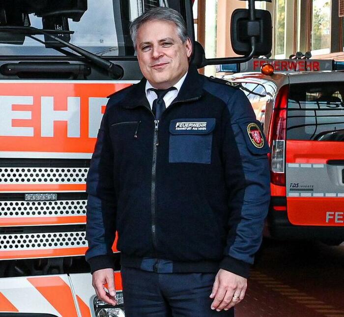 Karl-Heinz Frank hat die Branddirektion seit 2018 geführt; bei der Frankfurter Feuerwehr war er sogar fast 30 Jahre lang tätig. FOTO: Rüffer